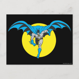 Batman springer framåt vykort
