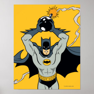 Batman springer med bomb poster