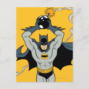 Batman springer med bomb vykort