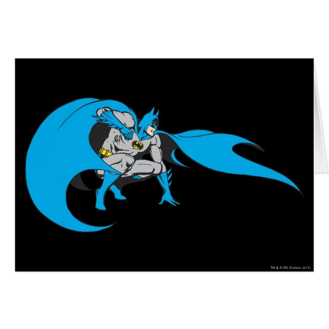 Batman Squats 2 Hälsningskort (Framsidan Horizontal)