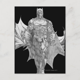 Batman Ständiga Teckning Vykort