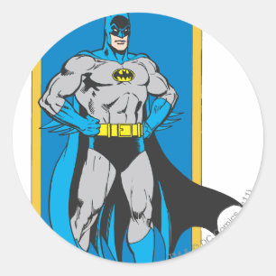 Batman Stands 2 Runt Klistermärke