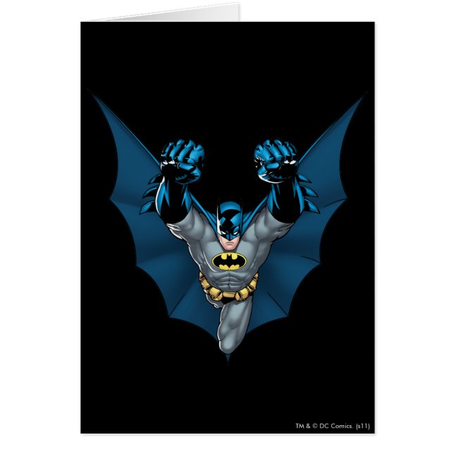 Batman Stands Hälsningskort (Framsidan)
