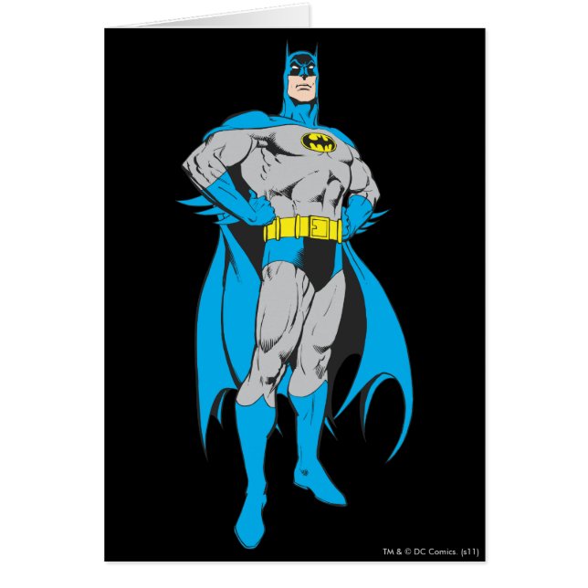 Batman Stands Hälsningskort (Framsidan)