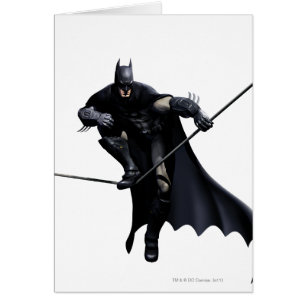 Batman Stepping On Line Hälsningskort