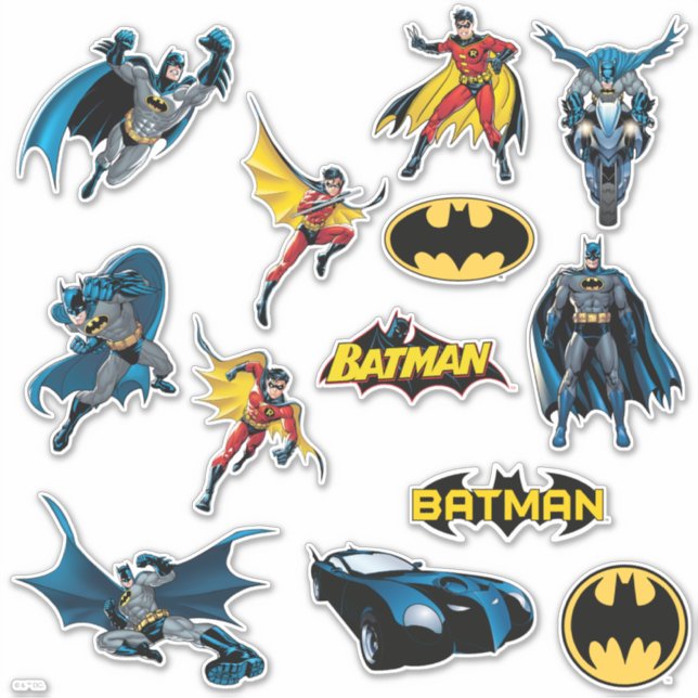 Batman Sticker-uppsättning Klistermärken (Framsida)