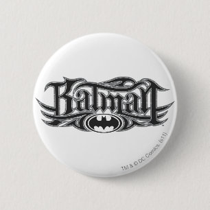 Batman Stiliserad Logotyp Knapp