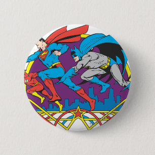 Batman + Superman + Flash Knapp