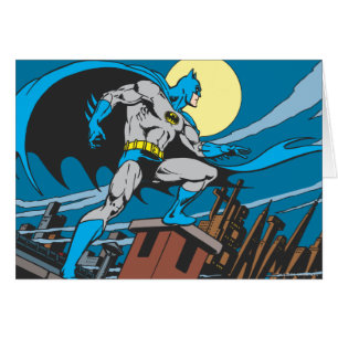 Batman Surveys City Hälsningskort