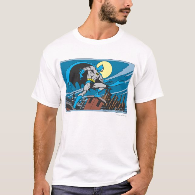 Batman Surveys City T-shirt (Framsida)