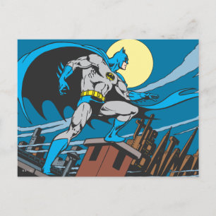 Batman Surveys City Vykort