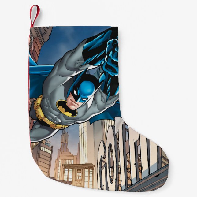 Batman Swings från Rope Liten Julstrumpa (Framsidan)