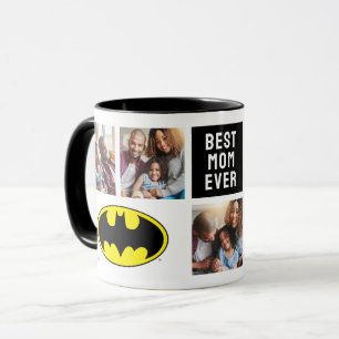 Batman Symbol Bästa Mamma-fotokollage Mugg