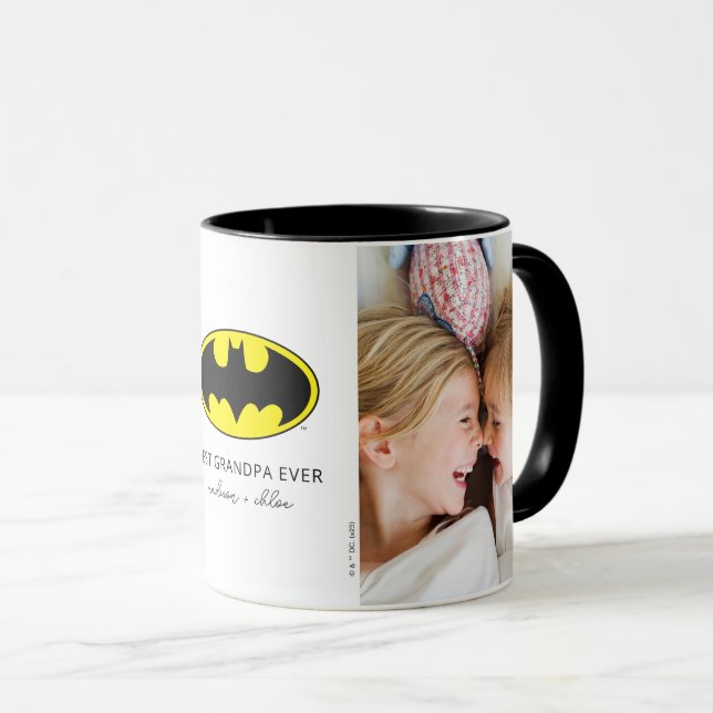 Batman Symbol | Best Grandpa Photo Mugg (Framsida höger)