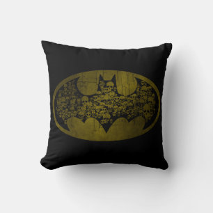 Batman Symbol   Döskallar i Fladdermus Logotyp Kudde