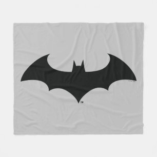 Batman Symbol Enkel Fladdermus Silhouette-Logoty Fleecefilt
