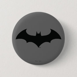 Batman Symbol | Enkel Fladdermus Silhouette-Logoty Knapp