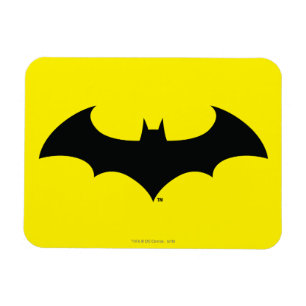Batman Symbol Enkel Fladdermus Silhouette-Logoty Magnet