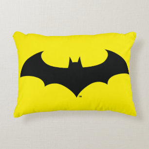 Batman Symbol   Enkel Fladdermus Silhouette-Logoty Prydnadskudde