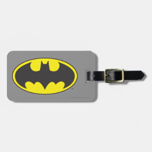 Batman Symbol Fladdermus Oval Logotyp Bagagebricka