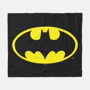 Batman Symbol Fladdermus Oval Logotyp Fleecefilt