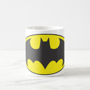 Batman Symbol Fladdermus Oval Logotyp Kaffemugg