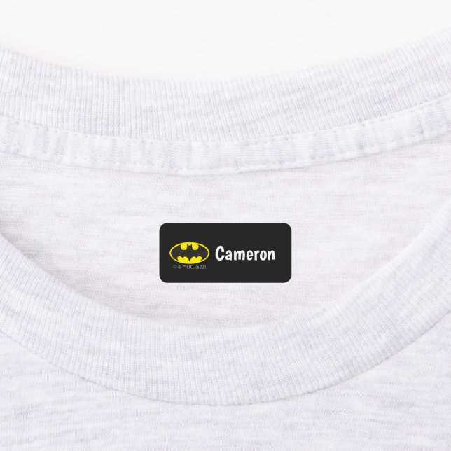 Batman Symbol | Fladdermus Oval Logotyp Klistermärke (Påsatt)