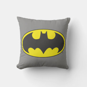 Batman Symbol   Fladdermus Oval Logotyp Kudde