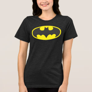 Batman Symbol   Fladdermus Oval Logotyp T-shirt