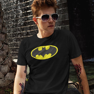 Batman Symbol   Fladdermus Oval Logotyp T-shirt