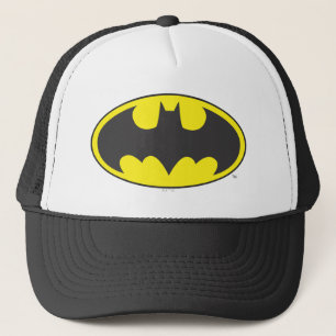 Batman Symbol Fladdermus Oval Logotyp Truckerkeps