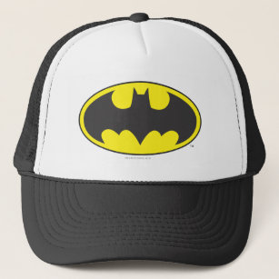 Batman Symbol   Fladdermus Oval Logotyp Truckerkeps