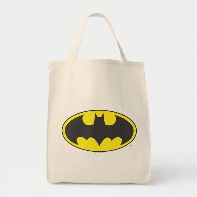 Batman Symbol | Fladdermus Oval Logotyp Tygkasse (Framsidan)