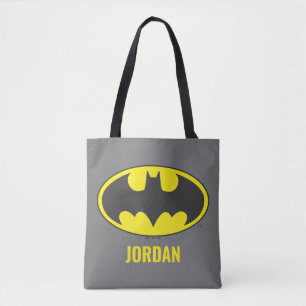 Batman Symbol Fladdermus Oval Logotyp Tygkasse