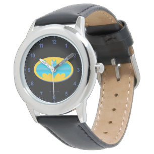 Batman Symbol för cyan Rand Armbandsur