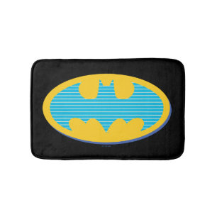 Batman Symbol för cyan Rand Badrumsmatta