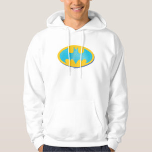 Batman Symbol för cyan Rand Hoodie