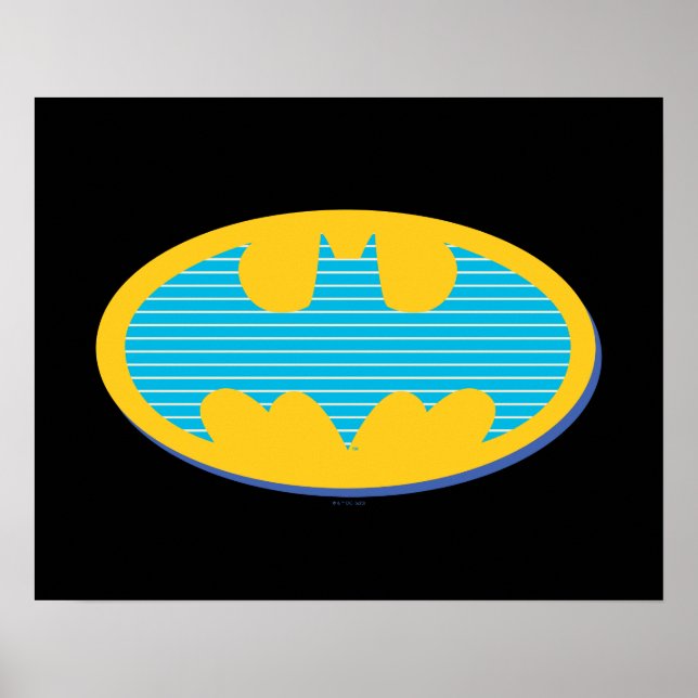 Batman | Symbol för cyan Rand Poster (Framsidan)