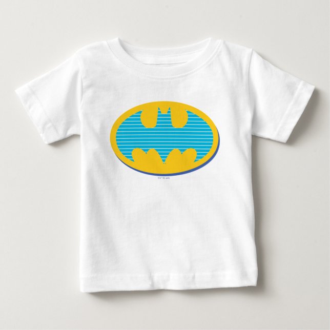 Batman | Symbol för cyan Rand T Shirt (Framsida)