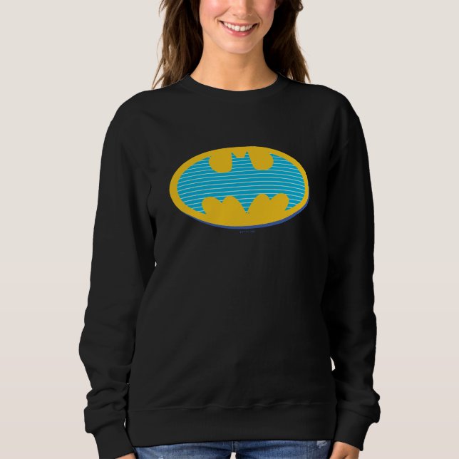 Batman | Symbol för cyan Rand T Shirt (Framsida)