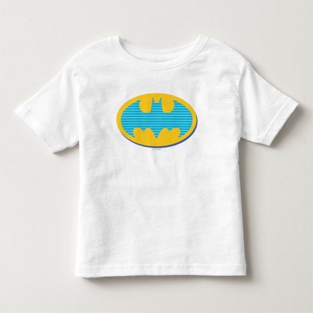 Batman | Symbol för cyan Rand T Shirt (Framsida)
