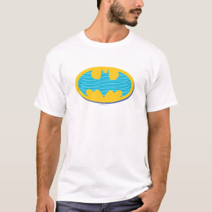 Batman Symbol för cyan Rand T Shirt