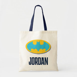 Batman Symbol för cyan Rand Tygkasse