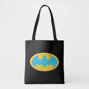 Batman Symbol för cyan Rand Tygkasse