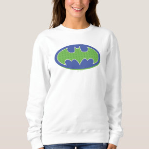 Batman Symbol för Lila och Grönt T Shirt