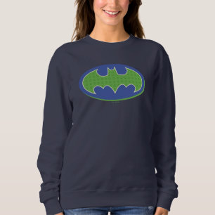 Batman Symbol för Lila och Grönt T Shirt