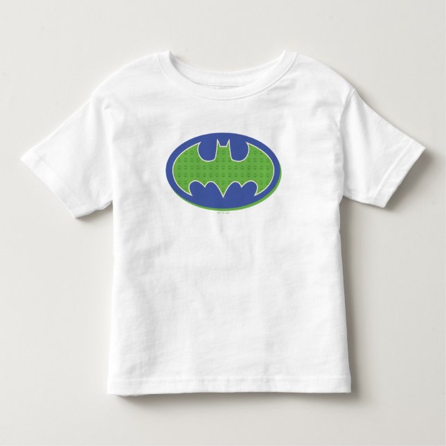 Batman | Symbol för Lila och Grönt T Shirt (Framsida)