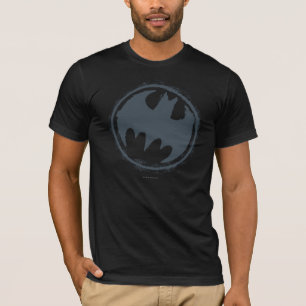 Batman Symbol Grått Grunge-Logotyp Tröja