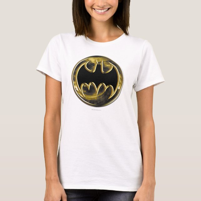 Batman Symbol | GULD LOGOTYP T-shirt (Framsida)