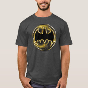 Batman Symbol GULD LOGOTYP T Shirt